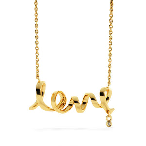 Scripted Love Necklace